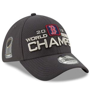 Boston Red Sox New Era 2018 World Series Champions Locker Room 39THIRTY Flex Hat